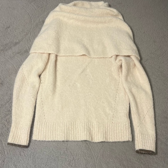 Proenza Schouler fold over textured Merino Wool/Alpaca blend sweater. - Picture 7 of 12